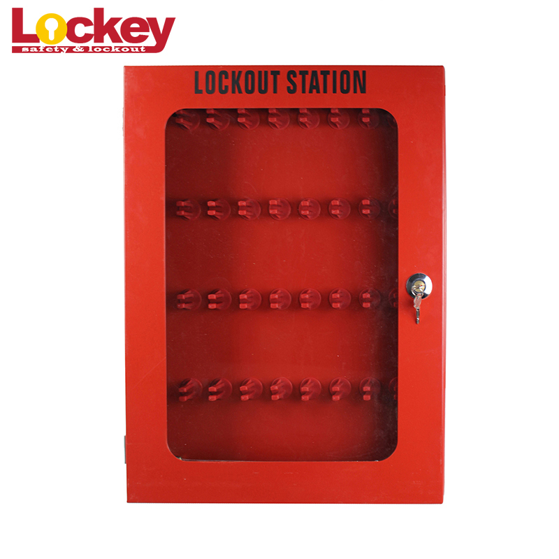 Grande capacidade 64 bloqueios de gerenciamento Loto Steel Locks Padlock Station LK04