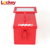 Bloqueio de grupo portátil de aço Loto Station Box Safety Lockout Tagout Box LK05